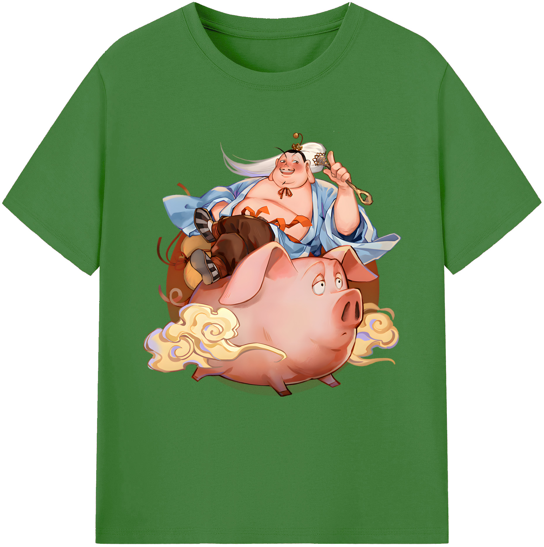 （画像用） Ne Zha 2 ナタ 魔童の大暴れ レディースカジュアルプリントTシャツ（綿100％）